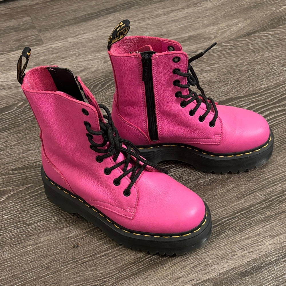 Dr. Martens Bold Pink Combat Boots